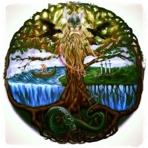 The tree of Life Yggdrasil — the symbol of the Vikings