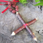 Protective amulet-Rowan cross.