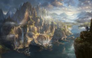 Guide to the 9 worlds. Asgard. Sakwabe. Idalir. The Palace Of Breidablik. Landwide. The Palace, Brimir. Gimle's Hall. Author: Raven Kaldera